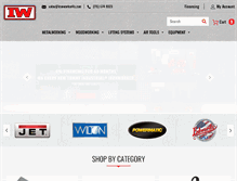 Tablet Screenshot of ironworkerllc.com